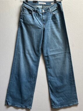 NWT Mavi Della Wide Leg Cotton Denim Jeans Size 28